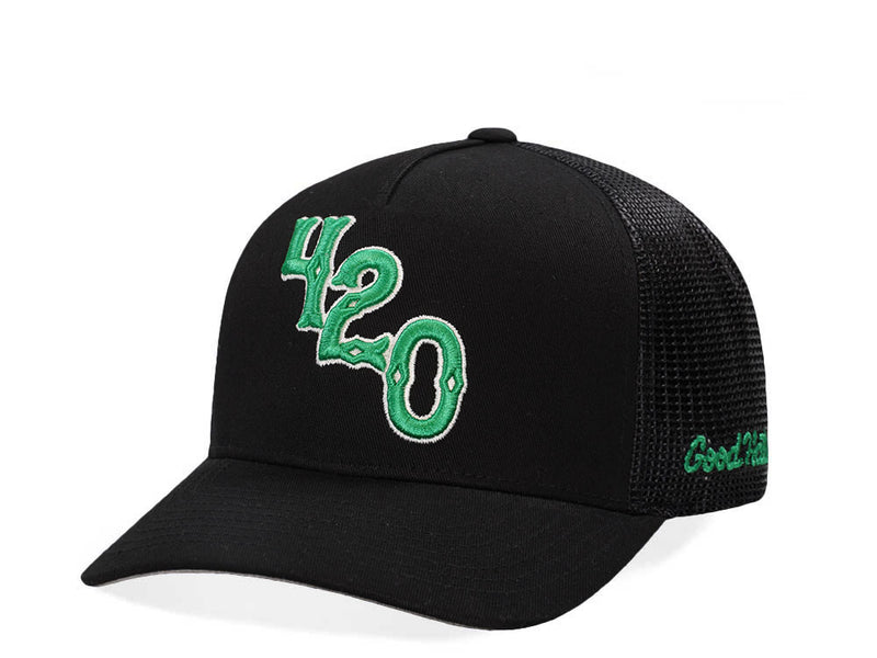 Good Hats 420 Black Edition Trucker Snapback Cap